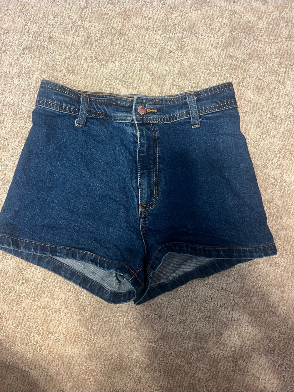 Universal Thread Dark Blue High-Rise Denim Shorts